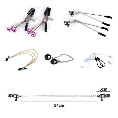 Woman Sexy Nipple Clamps For Couple Massage Exotic Accessories Fetish Breast Clip Female Breast Nipple Clamps 2019 New