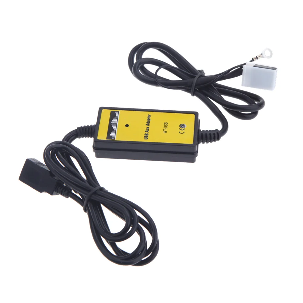 Авто 12Pin USB SD карта Aux-in адаптер MP3 плеер Радио Интерфейс для VW Polo Jetta Passat Golf GTI Touran Audi A4 Skoda Seat