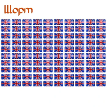 

100pcs Car decoration sticker Car Steering wheel sticker British flag for Land Rover Renault clio Jeep Wrangler Car styling