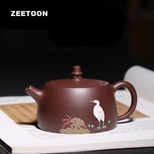 250 мл jing LAN горшок Аутентичные Исин Чай горшок китайский здравоохранения фиолетовый глины создание Чай горшок Zisha Чай комплект чай Maker Винтаж Чай ware