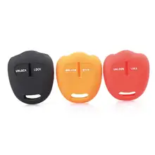 2 Buttons Silicone Car Key Cover Case For Mitsubishi Outlander Colt LANCER Grandis Pajero Sport Key Protection Case