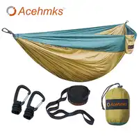 Acehmks Aluminum Alloy Snap Hammocks For 2 Person Sleeping Bed Outdoor Camping Swing Portable Ultralight Design 300*200 CM