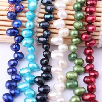 

4x5-6x7mm Rice Freshwater Pearl Beads Natural Stone Beads For Bracelet Necklace Earring DIY Jewelry Making 14" Free Shipping