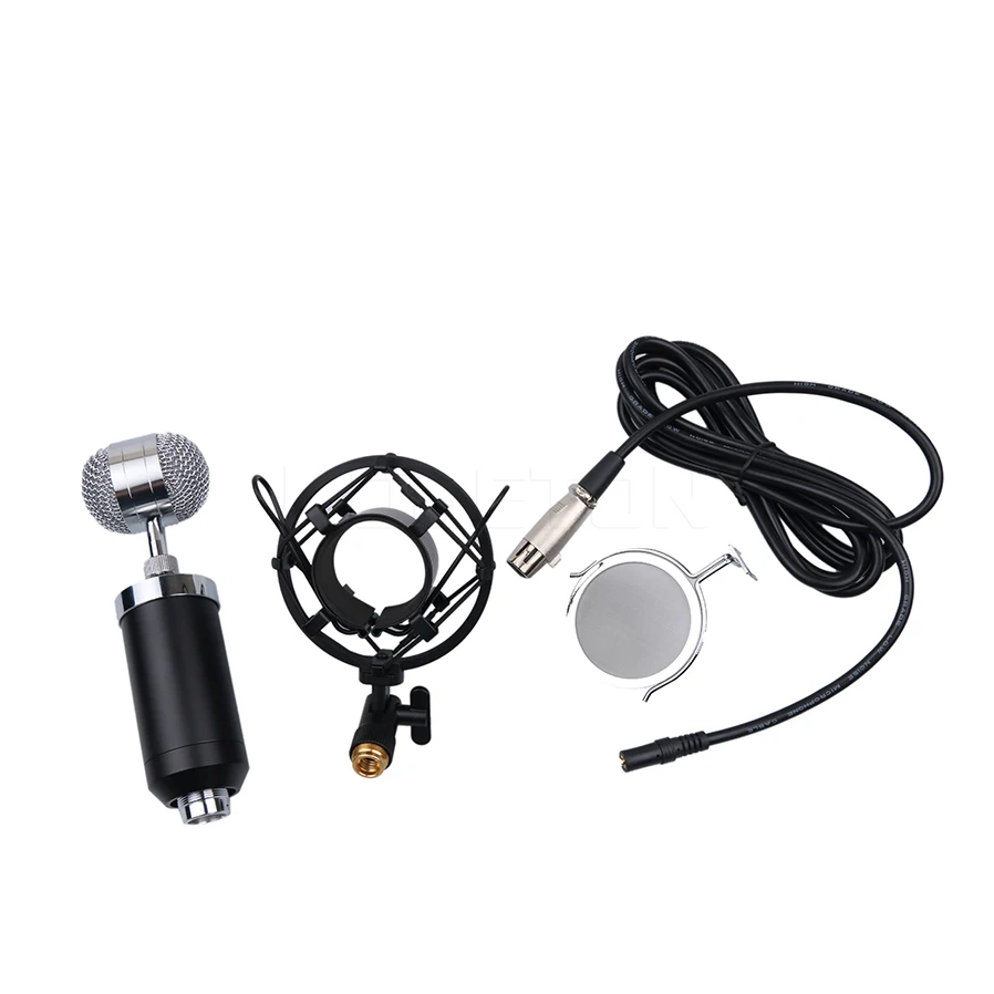 Kebidu студийный записывающий конденсаторный микрофон BM 80 для KTV Караоке Shock Mount с 3 5