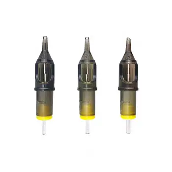 

10PCS RS Tattoo Permanent Needle Cartridge for Machine Pen Grip Cartridge 9RS/11RS/14RS Liner Round Shader Magnum Cartridge