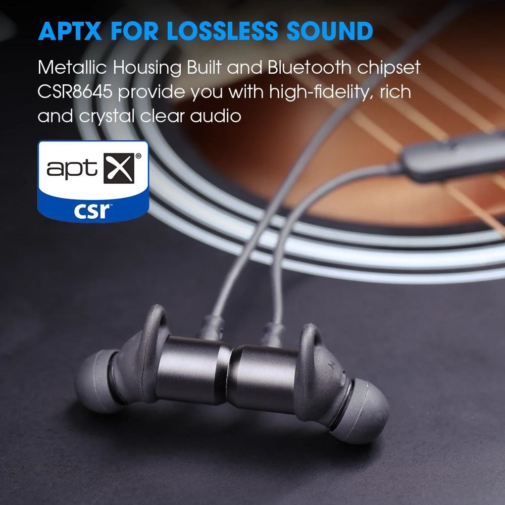 Dudios Bluetooth наушники Aptx стерео IPX7 Спортивные Беспроводные наушники с защитой от пота микрофон Магнитный 8 часов воспроизведения CVC 6,0 шумоподавление