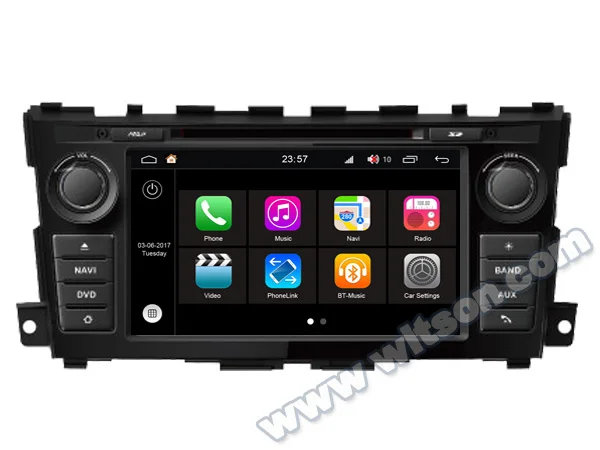 Excellent 8" Android 8.0 Oreo OS Car DVD Multimedia Navigation GPS Radio for Nissan Teana (L33) 2013-2018 with Optional Car Play Function 3