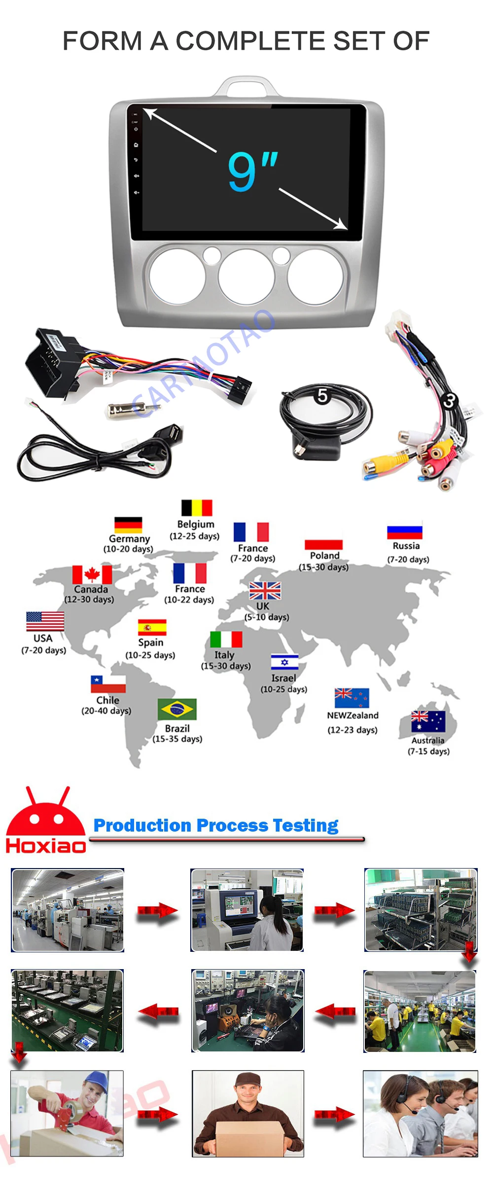 2G+ 32G 2DIN Android 8,1 автомобильный Радио мультимедийный плеер для Ford Focus EXI MT MK2 MK3 2004-2009 2010 2011 Стерео gps навигация WiFi