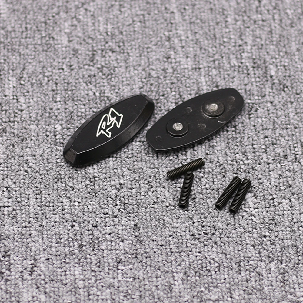 

BLACK / CHROME Mirror Block Off Cap Mirror Base Plates Cover For YAMAHA YZF R1 1998 1999