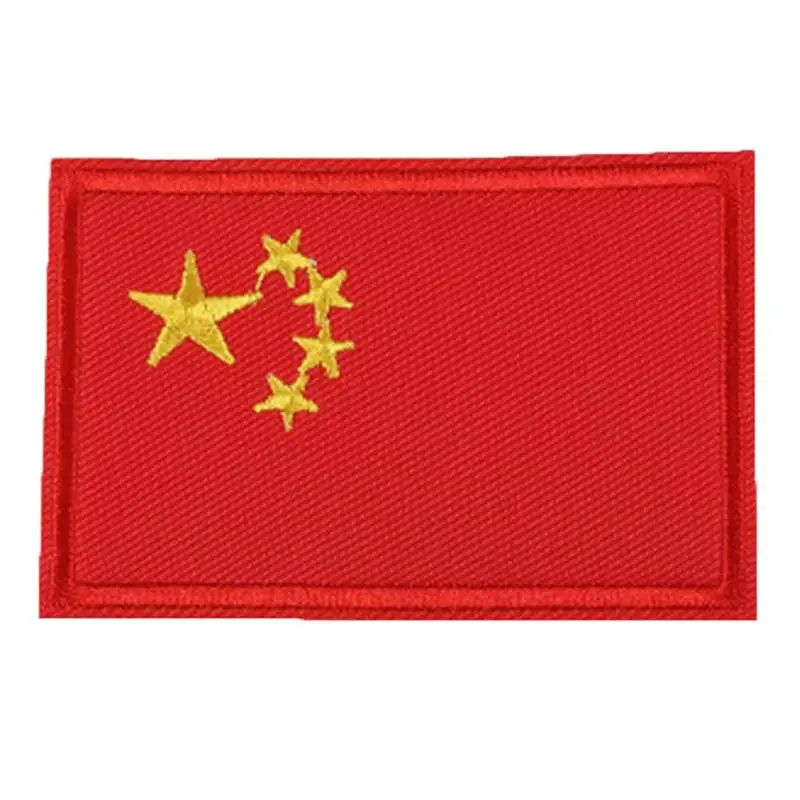 

European flag cloth patch China United States United Kingdom Australia Japan arm badge embroidery flag patches