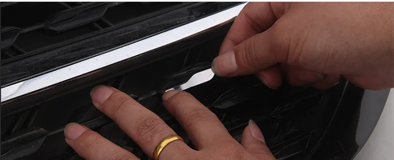 Передняя Автомобильная Марка Декоративная полоса промежуточная чистая декоративная яркая полоса внешние автомобильные принадлежности для Chery ARRIZO5 ARRIZO 5