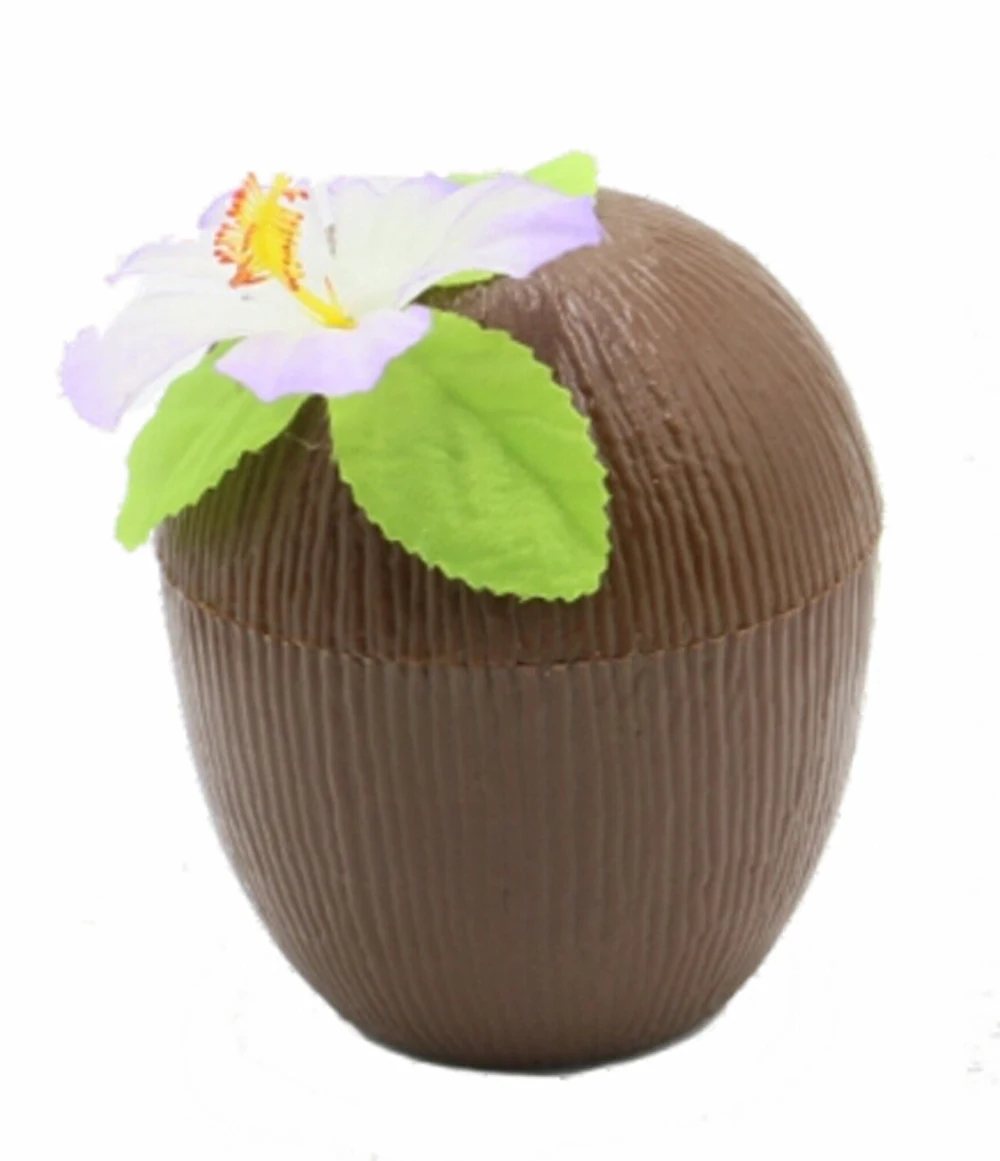 Coconut Cup With 1pc Straw Creaive Plastic Cups Christmas Gift Coconut