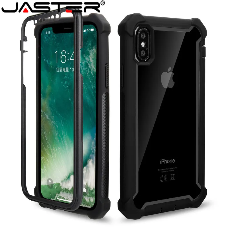 

JASTER Degree Corner Cushion Shockproof Phone Case For iPhone X XR XS Max 6 6S 7 8 Plus 5S 5 SE Cover Shell TPU Protection Cases