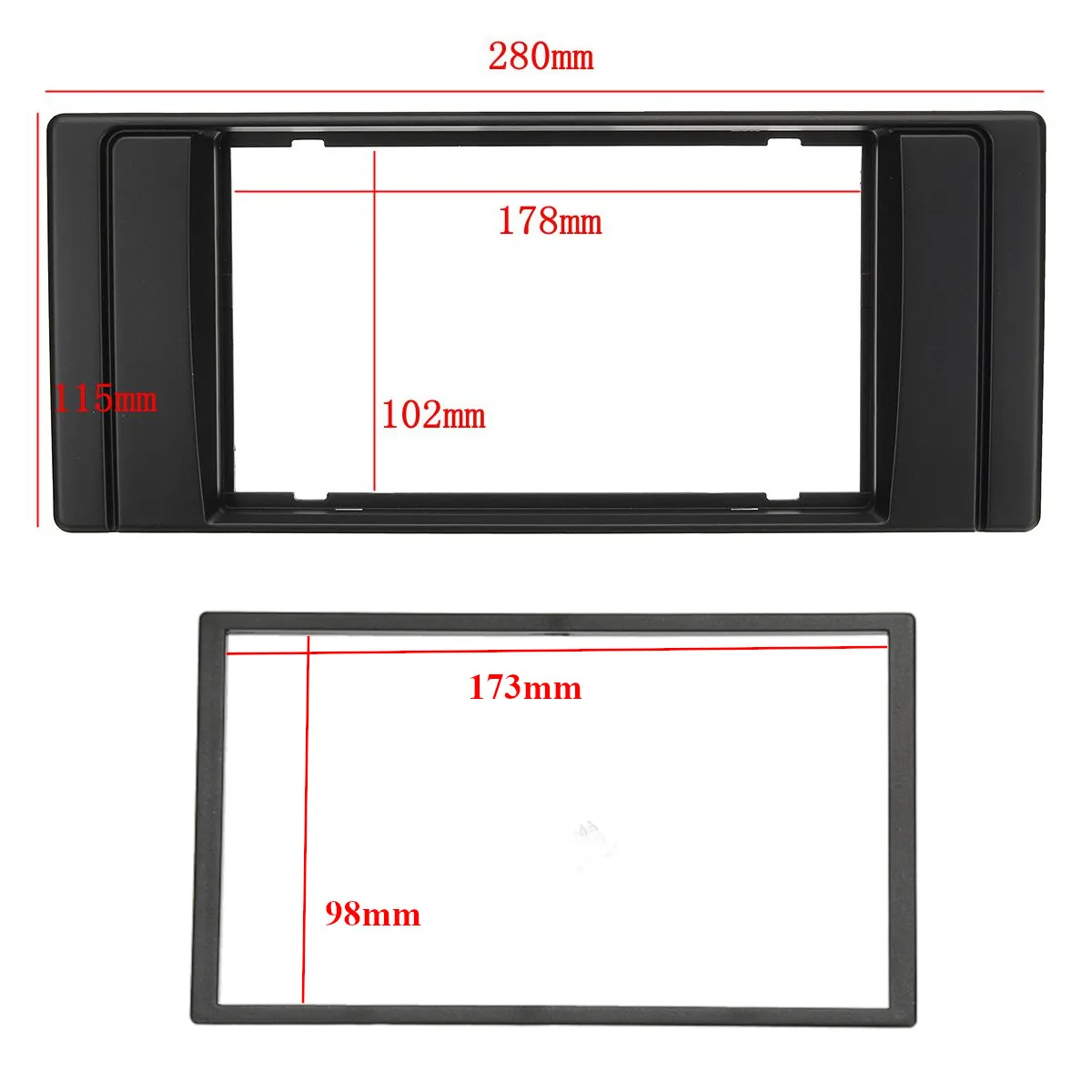fascia placa quadro traço montagem kit adaptador