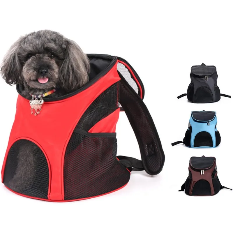 

Pet Carrier Backpack Pet Portable Breathable Grid Travel Bag Outdoor Shoulder Backpack For Small And Medium Dogs pet supplies