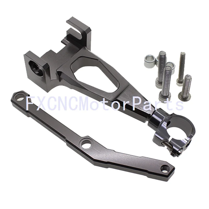 

For Yamaha MT-09 2013-2015 2014 Gray CNC Motorcycle Aluminium Steering Stabilizer Damper Mounting Bracket