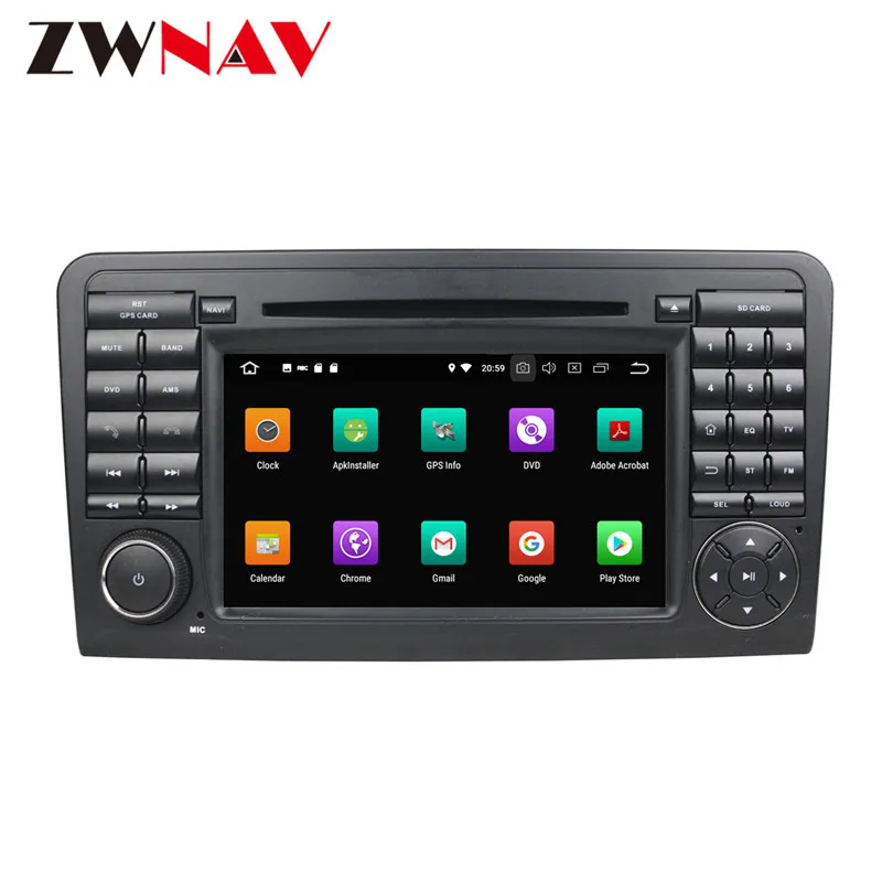 Flash Deal Android 8 Car DVD Player GPS navigation For Mercedes Benz ML CLASS W164 2005-2012 head unit multimedia player tape 3