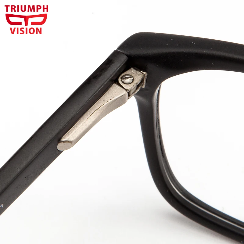 Мужские очки для чтения TRIUMPH VISION из ацетата черного цвета с защитой от синего