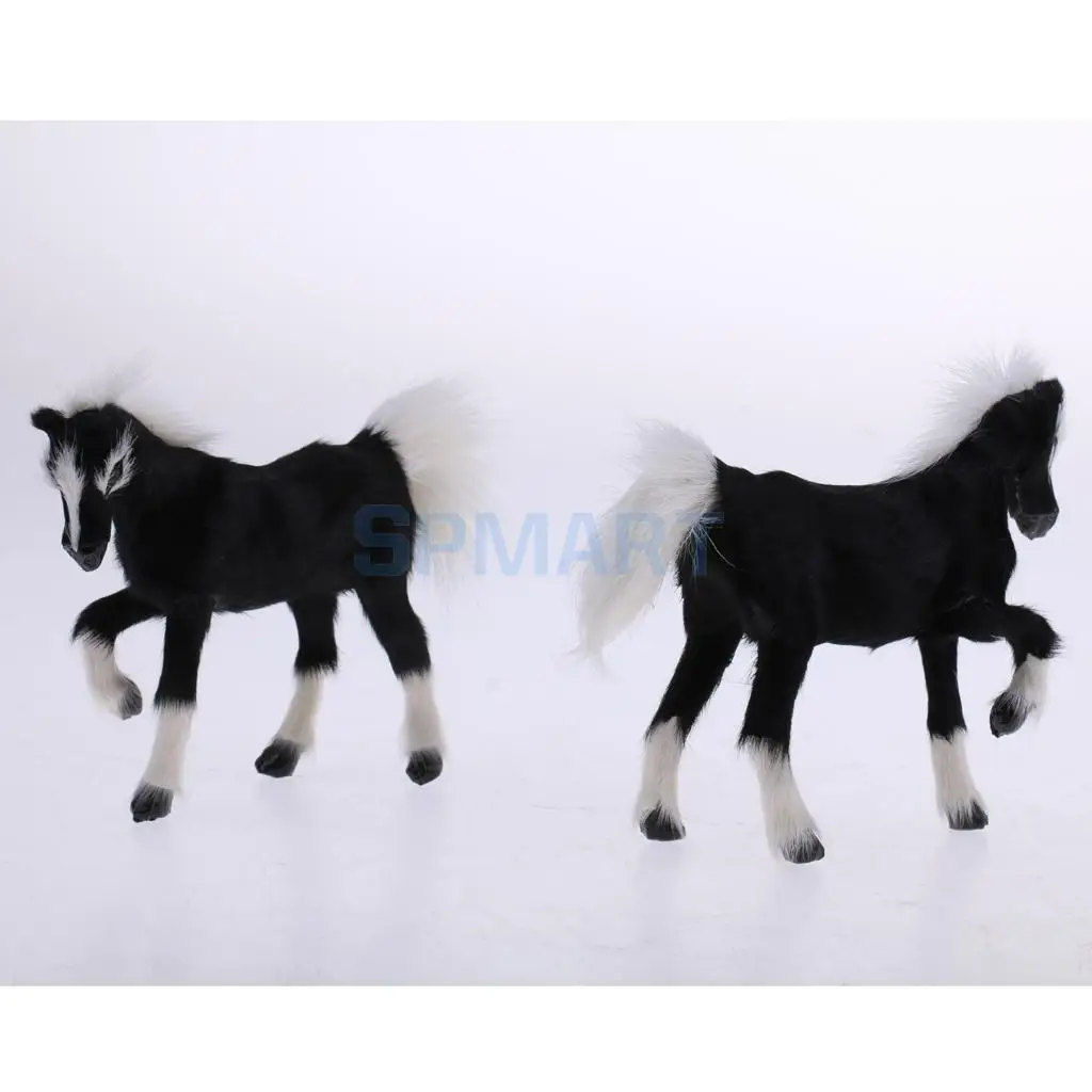 Realistic Farm Yard Zoo Horse Animal Model Figurines Children Toy Playset Gift Home Decoration Horse Model