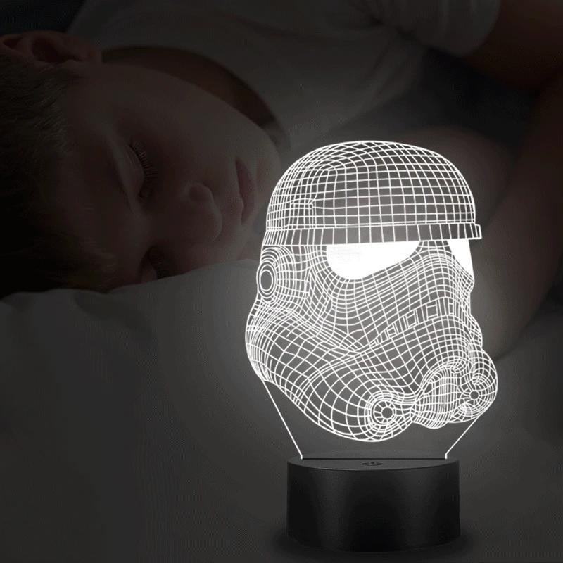 3d лампа VCity Императорский штурмовик светодиодный ночсветильник с USB разъемом