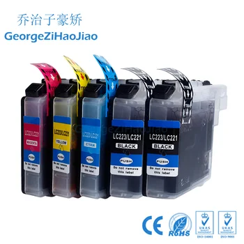 

5pcs 223 LC223 LC221 Compatible Ink Cartridge For Brother LC223 MFC-J4420DW J4620DW J4625DW J5625DW J480DW