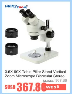 Luckyzoom 7X-45X Simul-Focal Тринокулярный Стерео непрерывный зум микроскоп A1 Microscopio Arm B1 прямоугольная подставка