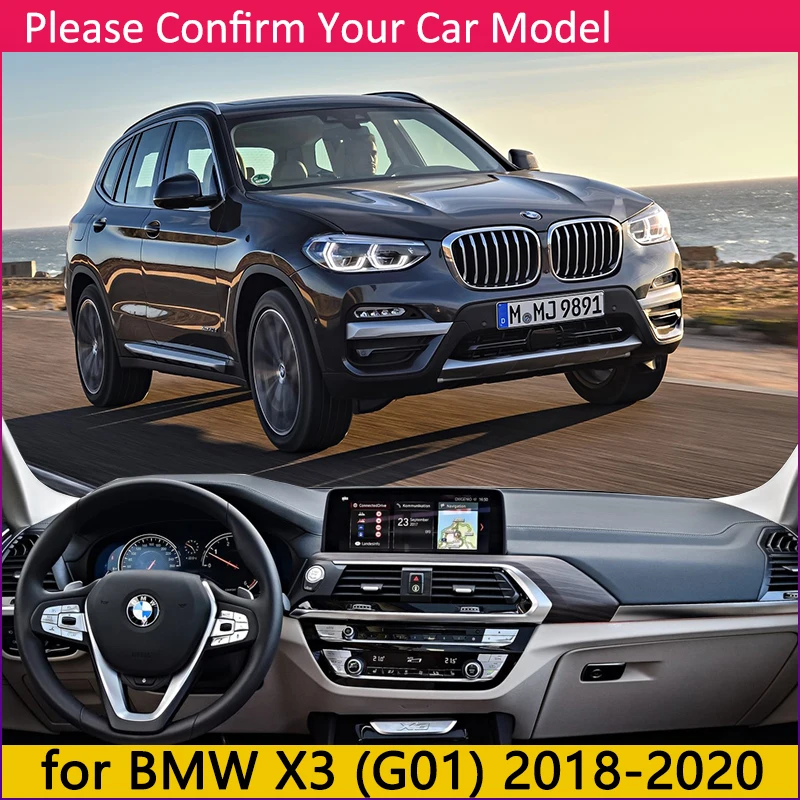 Для BMW X3 G01 Противоскользящий анти-УФ коврик на приборную панель солнцезащитный коврик защита аксессуары с покрытием Автомобильная подушка