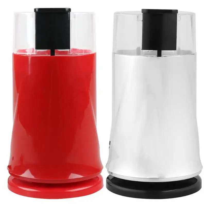 

EU Plug White/Red Electric Coffee Grinder Spice Maker Stainless Steel Blades Coffee Beans Mill Herbs Nuts Cafe for Home Kitchen