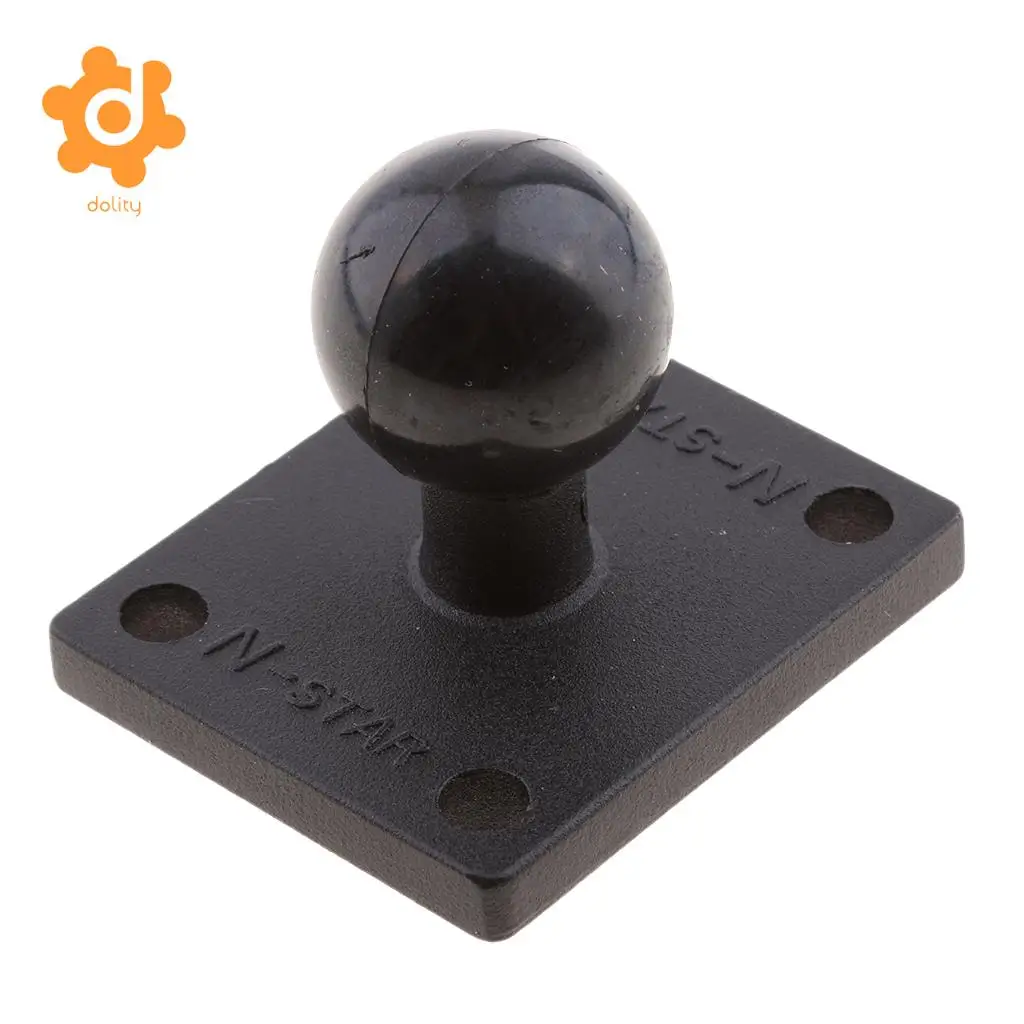 Motorcycle Brake Clutch Reservoir Cover Base Mount GPS with 1 inch Ball