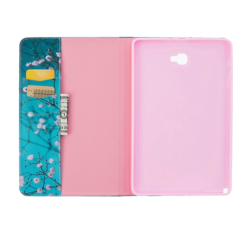 Чехол для Samsung Galaxy Tab A A6 10 1 2016 P580 P585 SM P585Y Funda Tablet Folio защитный флип чехол из