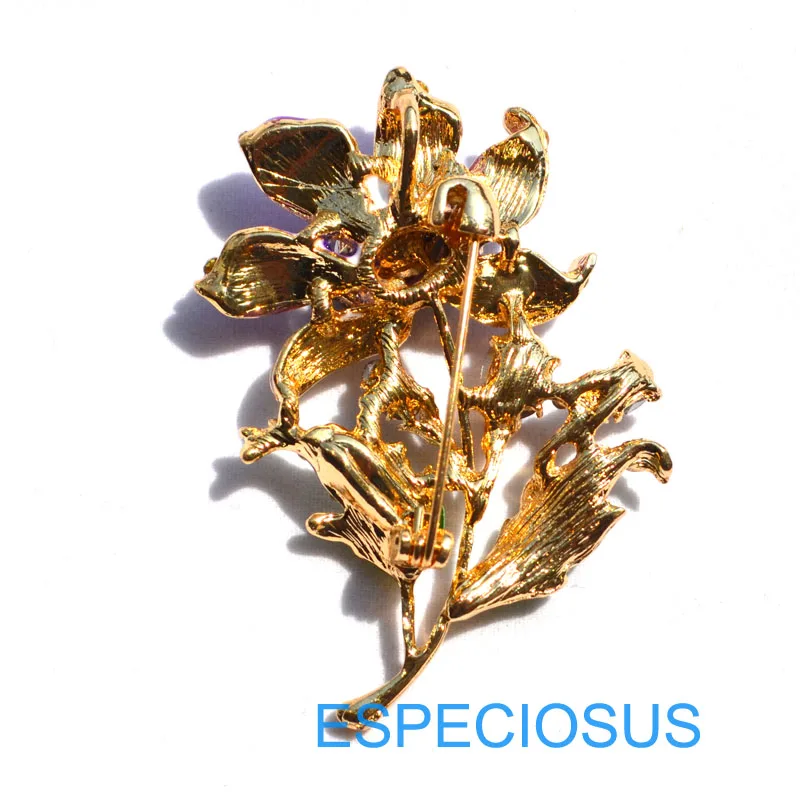SENFAI Fashion Natural Stone Brooch Pin - Multicolor Gemstone Breastpin For Women & Men