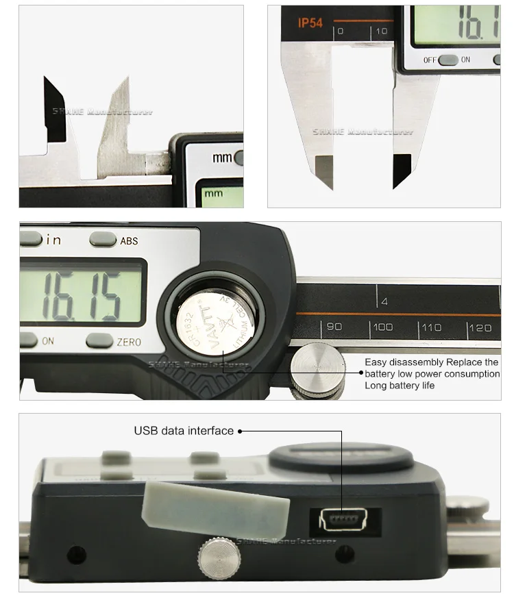 Электронный цифровой штангенциркуль 0-6 дюймов с очень большим ЖК-экраном цифровой штангенциркуль микрометр paquimetro цифровой 150 мм