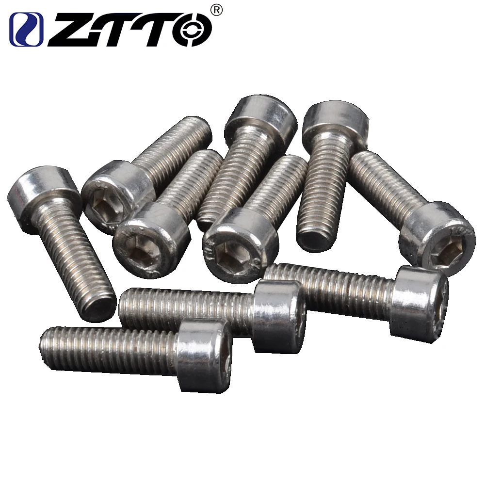 

ZTTO 2PCS ZTTO Water Bottle Cage Stainless steel hex socket screws M5*12mm cylinder head bolt, cup head screws