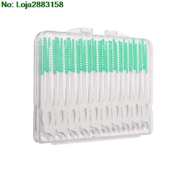 New 40Pcs Soft Clean Between Interdental Floss Brushes Dental Oral Care Tool