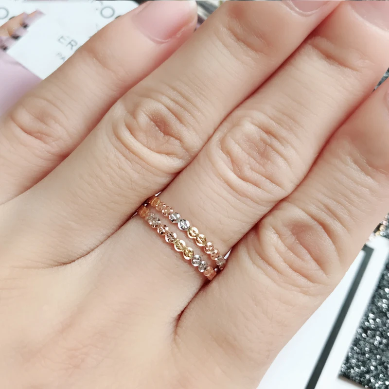 Оригинальное кольцо из 18 каратного золота классическое обручальное Женское