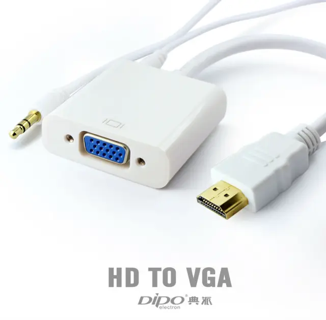 hdmi to vga cable witch 3.5 aux stereo audioin Converters from