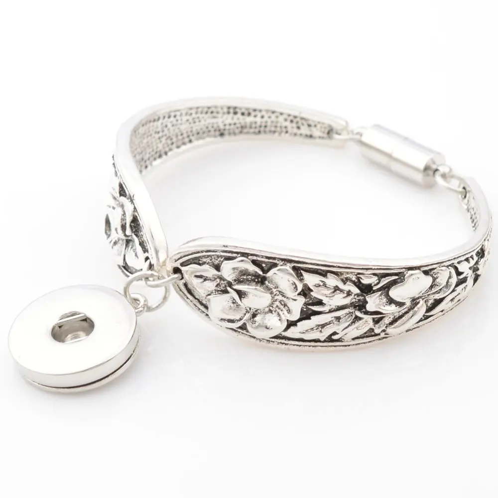 New arrive Interchangeable snap bracelet DIY snap Button Charms