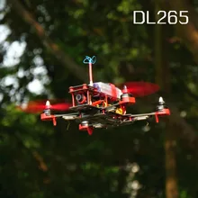 the NEWEST DIY FPV mini drones race quadcopter DL265 carbon fiber frame unassebled