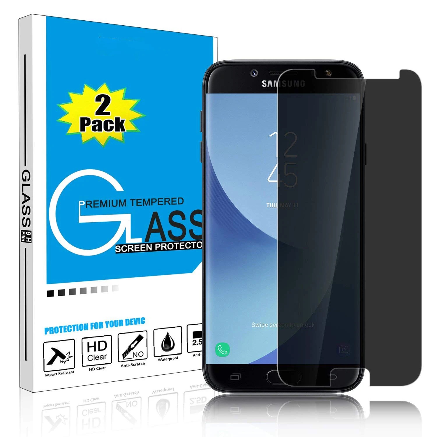 Buy Anti Spy Privacy Tempered Glass Screen Protector