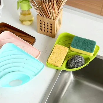 

Useful High Quality Household Triangular Shelf In The Kitchen Sink Dish Sponge The Bathroom Soap Rack