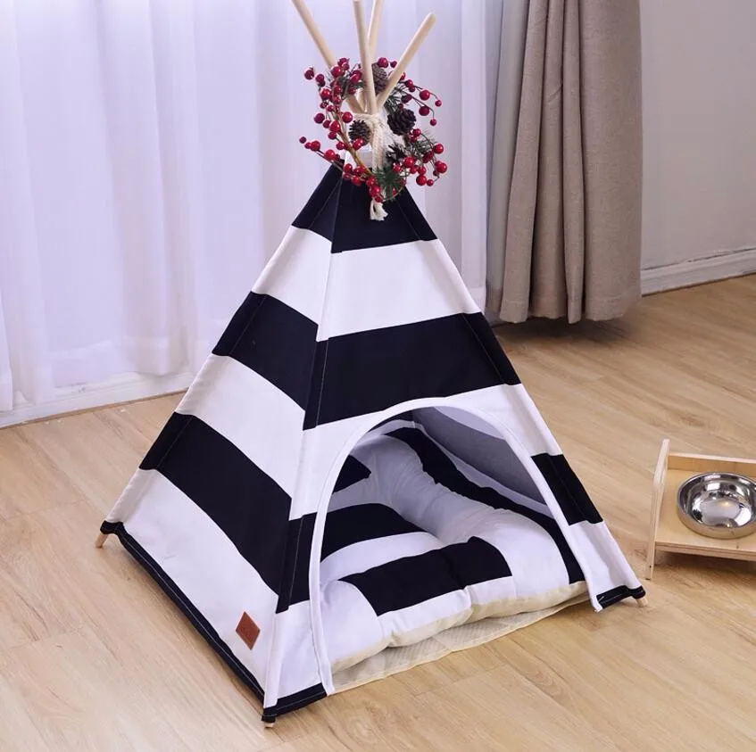 Puppy love Dog Cat Bed House with mat