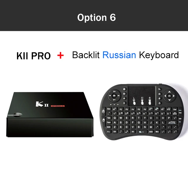 KII PRO DVB-S2 DVB-T2 S905d Android 7,1 ТВ приставка четырехъядерный 2 Гб 16 Гб K2 pro DVB T2 S2 4K медиаплеер Двойной Wi-Fi Поддержка CAM Clines - Цвет: Add Russian Backlit