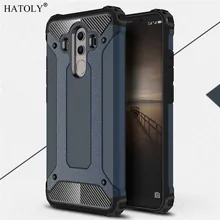 HATOLY для Coque huawei mate 10 Pro Чехол сверхмощный Броня тонкий жесткий резиновый чехол силиконовый чехол для телефона для huawei mate 10 Pro 6"