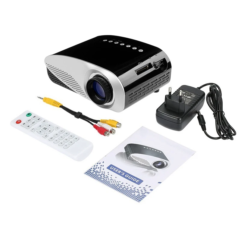 ALSTON mini led 4k портативный проектор GP8S HD Домашний кинотеатр HDMI VGA AV несколько