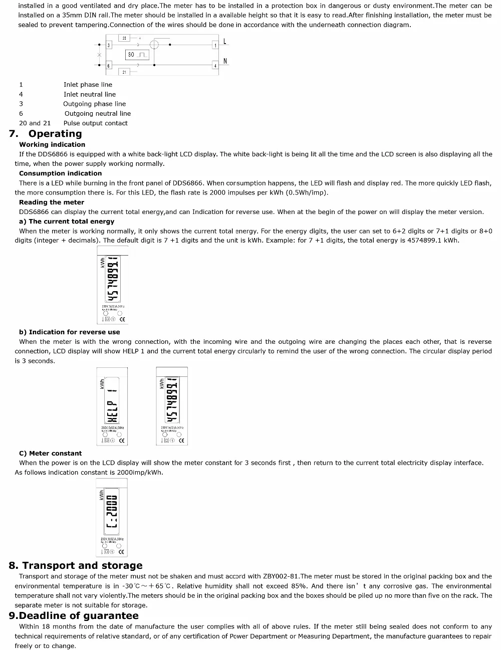 1P(LCD) DIN rail meter user manual(20151124)-2 