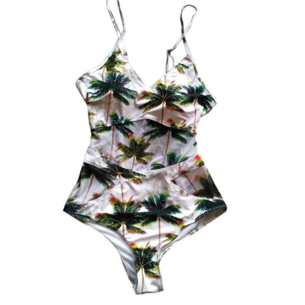 ChamsGend сексуальный купальник с принтом летний цельный комплект бикини с бюстгальтером купальник пуш-ап Монокини Пляжная одежда для купания