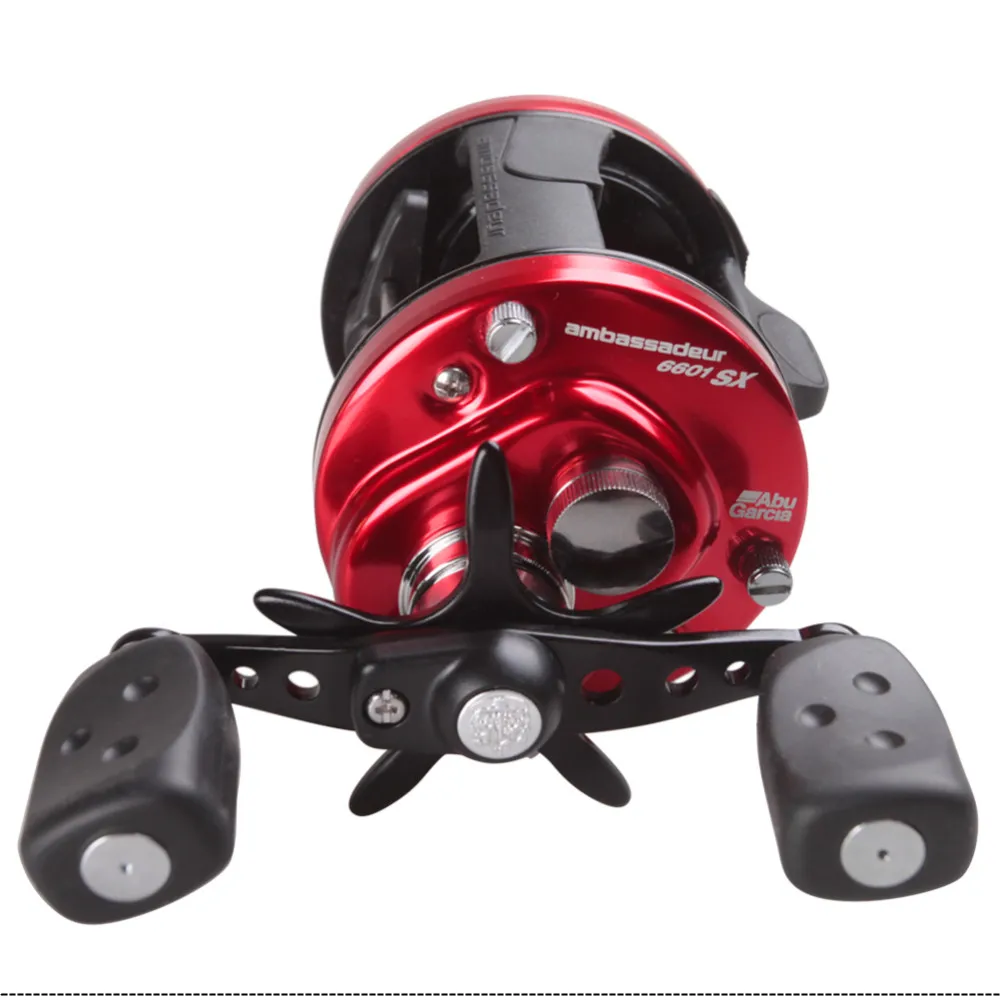 Carretel de Pesca Garcia Ambassadeur 6601 Isca Moldando 4bb 12.5kg Max Arraste Moldado Tambor Wheelcarretel Carpa Carpas Abu sx 6600 10 moldando carretel de pesca 4bb 12.5kg max