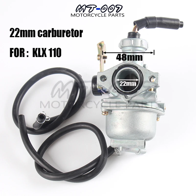 Carburetor For Kawasaki KLX 110 KLX110 Carb Hand cable Choke Motorcycle Dirt Pit Bike ATV Part