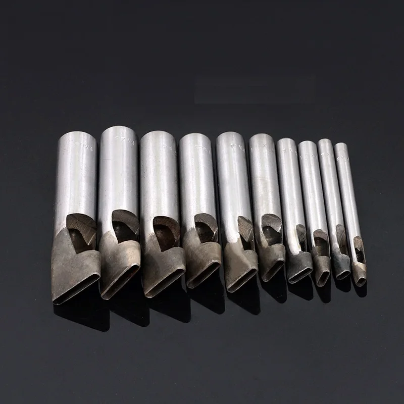 Width4mm одно слово полый DIY кожаный Дырокол кожаное ремесло закалка 45 стальной
