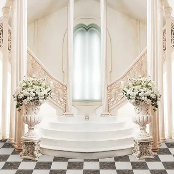 

MEHOFOTO Vinyl Photography Background Vintage Castle Door Computer Printed Wedding Backdrops for Photo Studio CM-6606